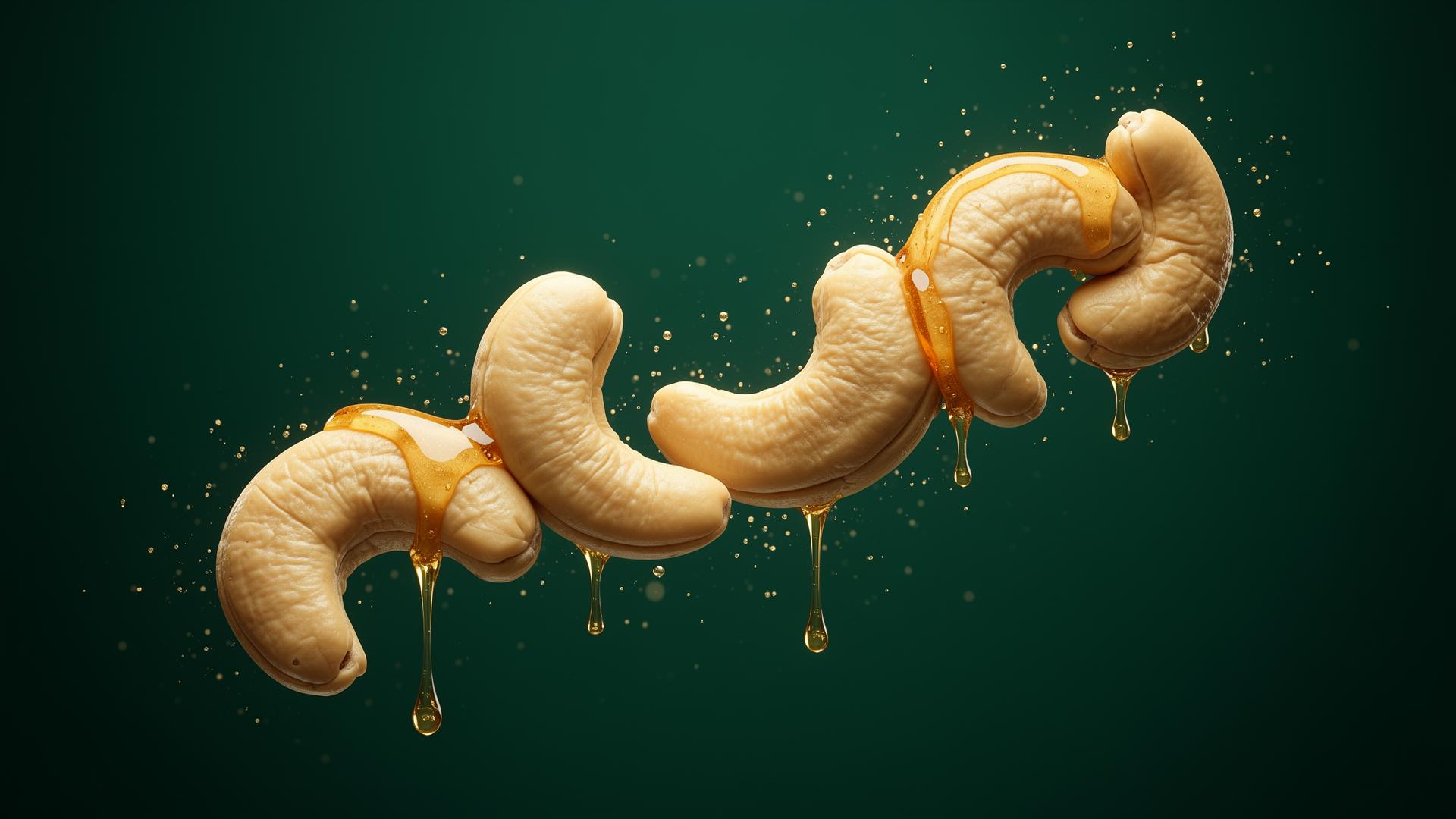 Cashews — Golden honey kissed