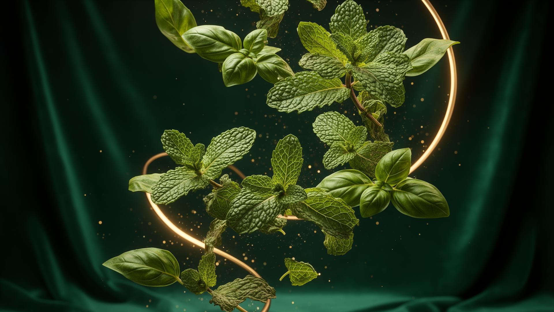 Dried Mint & Basil — Aroma in motion