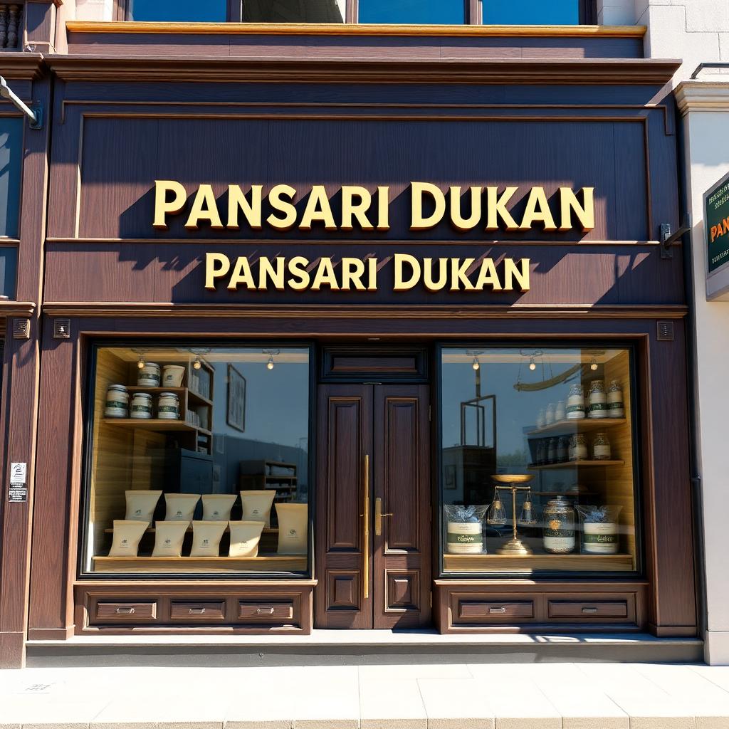 Medium Pansari Dukan franchise — Day view in 3D