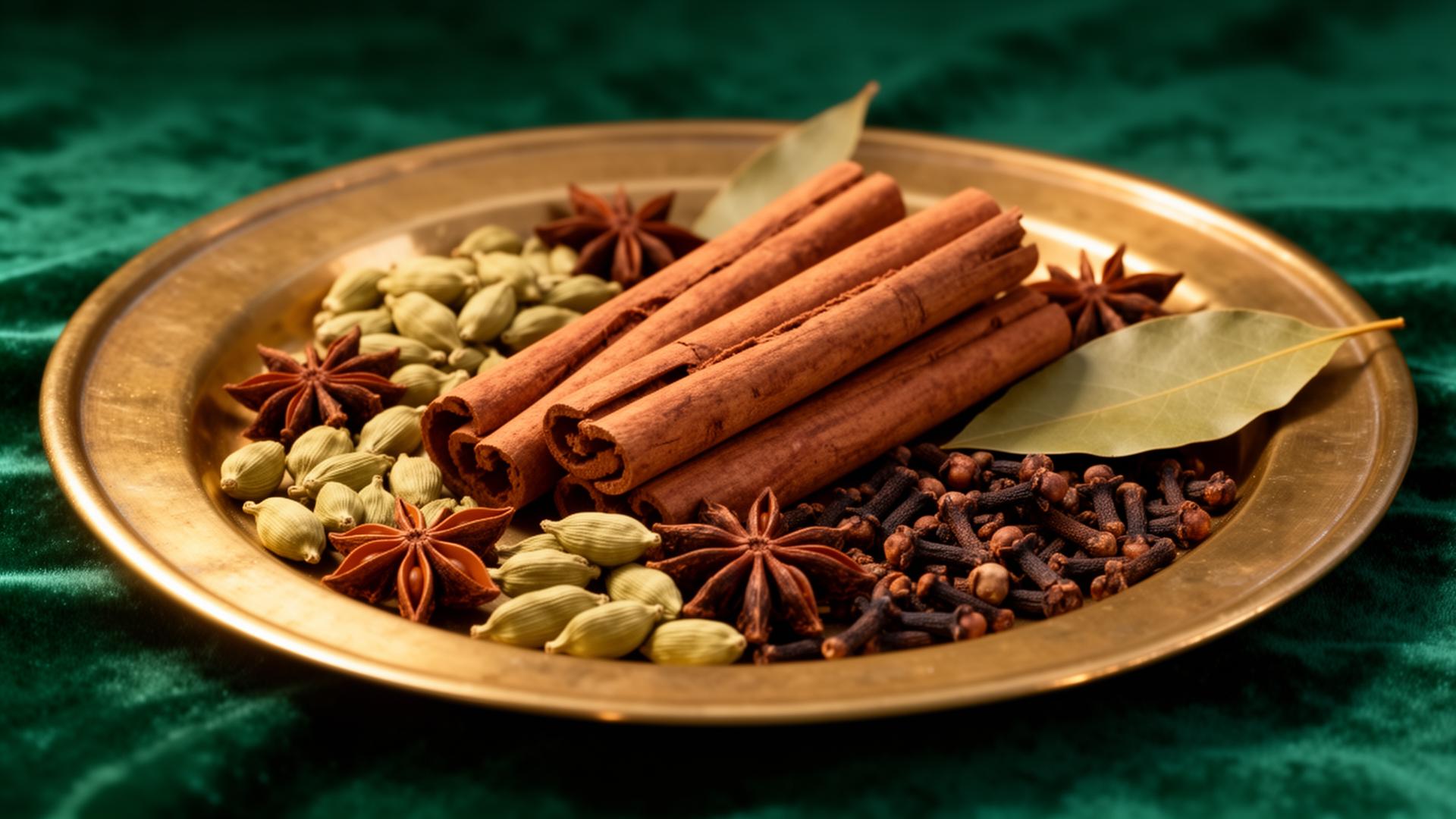 Whole Spices — Cinnamon · Anise · Cardamom